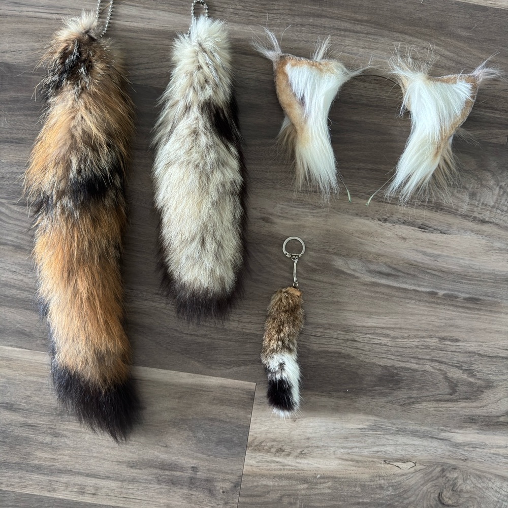 Tail Keychain and Accessories Set